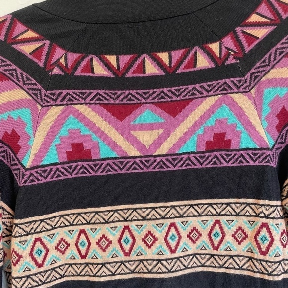 Nollie Colorful Aztec Pattern Cardigan - Picture 5 of 9